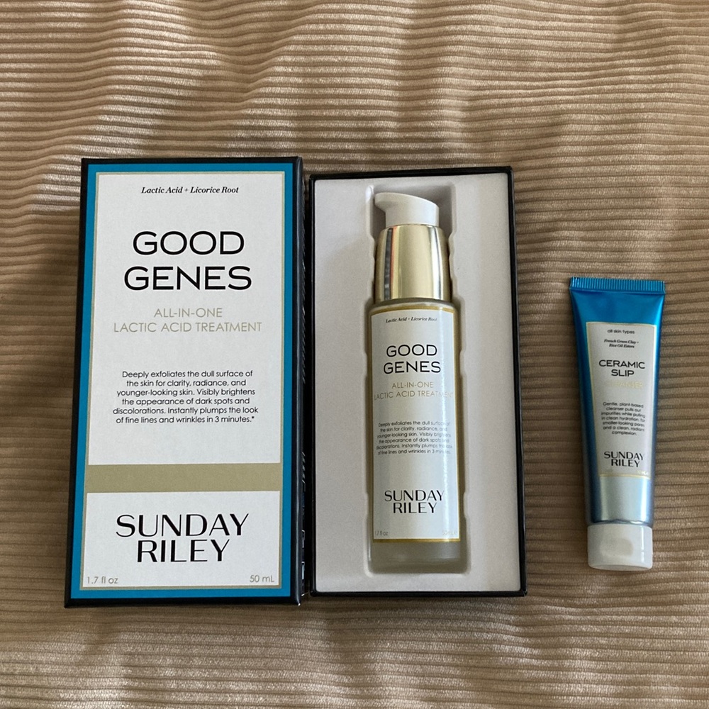 Sunday Riley Good Genes and Bonus Cleanser